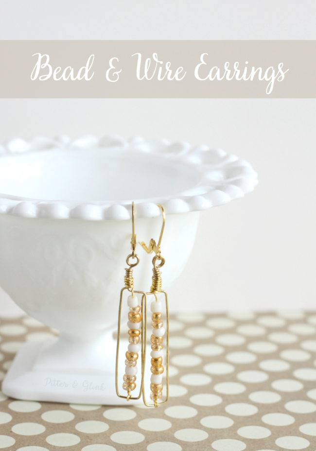 Bead & Wire Earrings Title