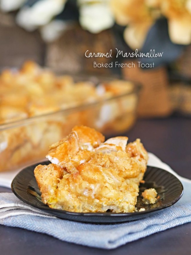 Caramel Marshmallow French Toast