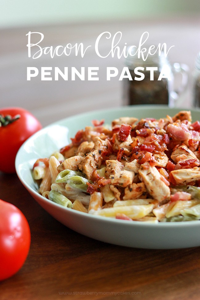 Bacon Chicken Penne Pasta Recipe - Printable Crush
