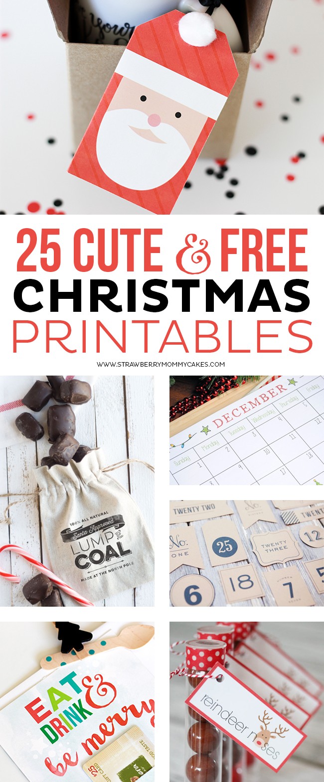 25 Cute and FREE Christmas Printables! - Printable Crush