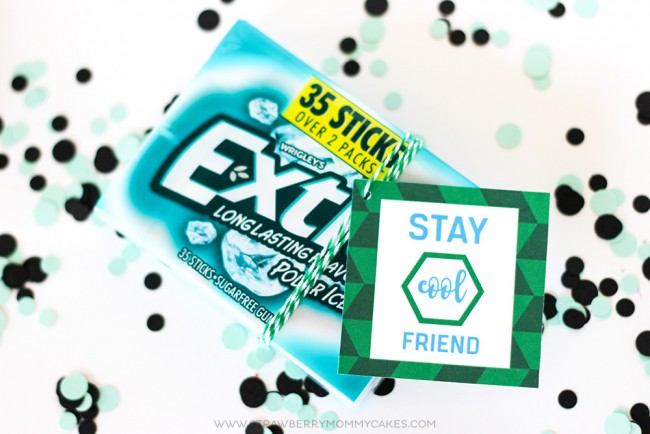 Give a refreshing gift with this Stay Cool Printable Pop-Up Gum Gift Idea! This would be great as a party favor or teacher gift!