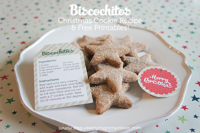 Biscochitos Christmas Cookie Recipe on www.strawberrymommycakes.com #christmasrecipe #Christmascookie