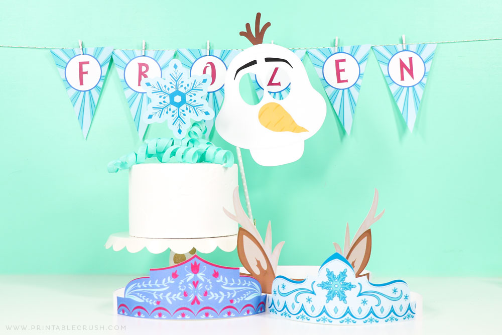 frozen party printables