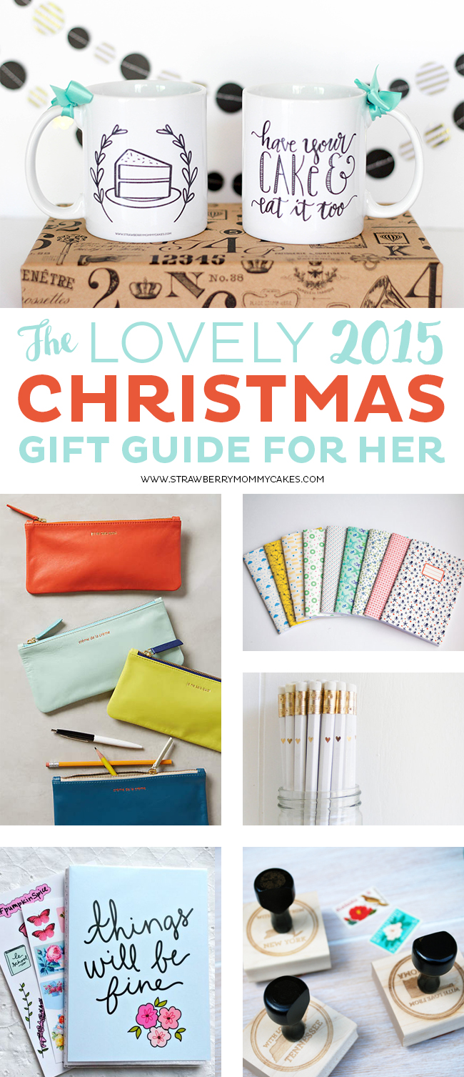 Give your friend the perfect gift this season with the LOVELY 2015 Christmas Gift Guide For Her!