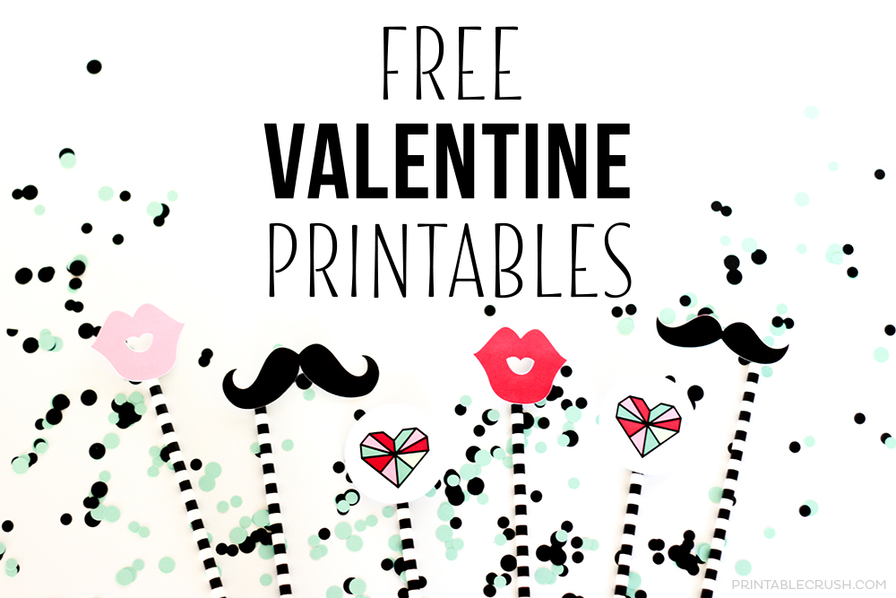 FREE Valentine Printables from Printable Crush