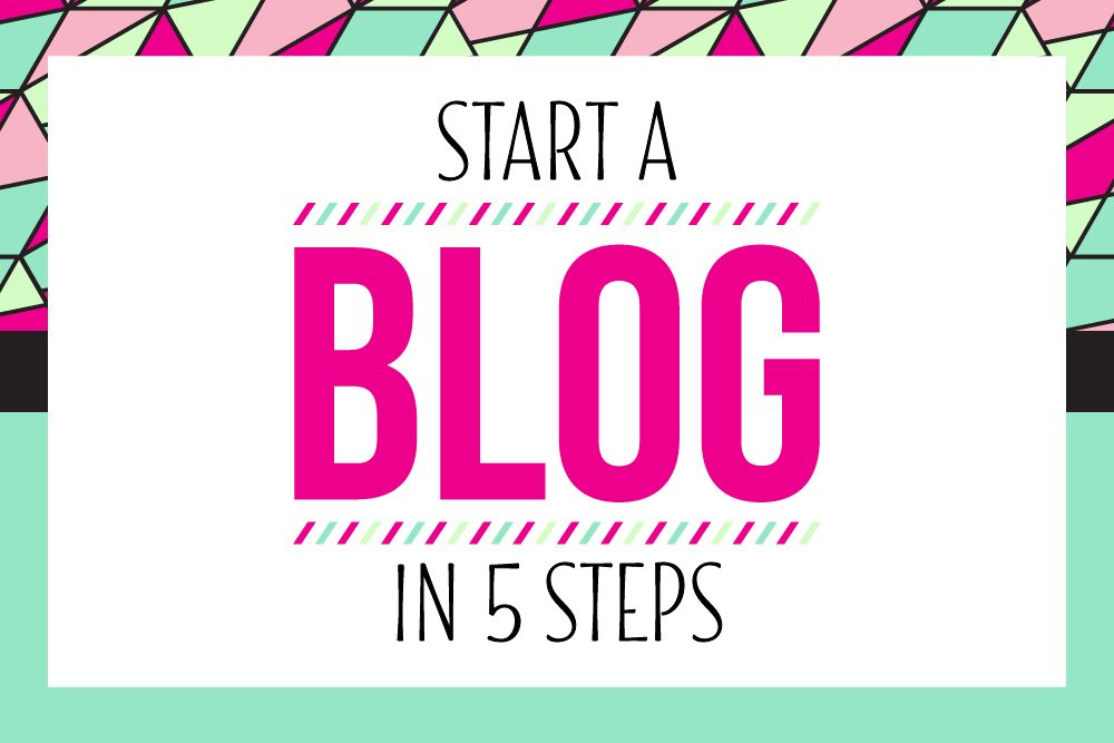 Learn how to START A BLOG in 5 steps. It's easier than you think!