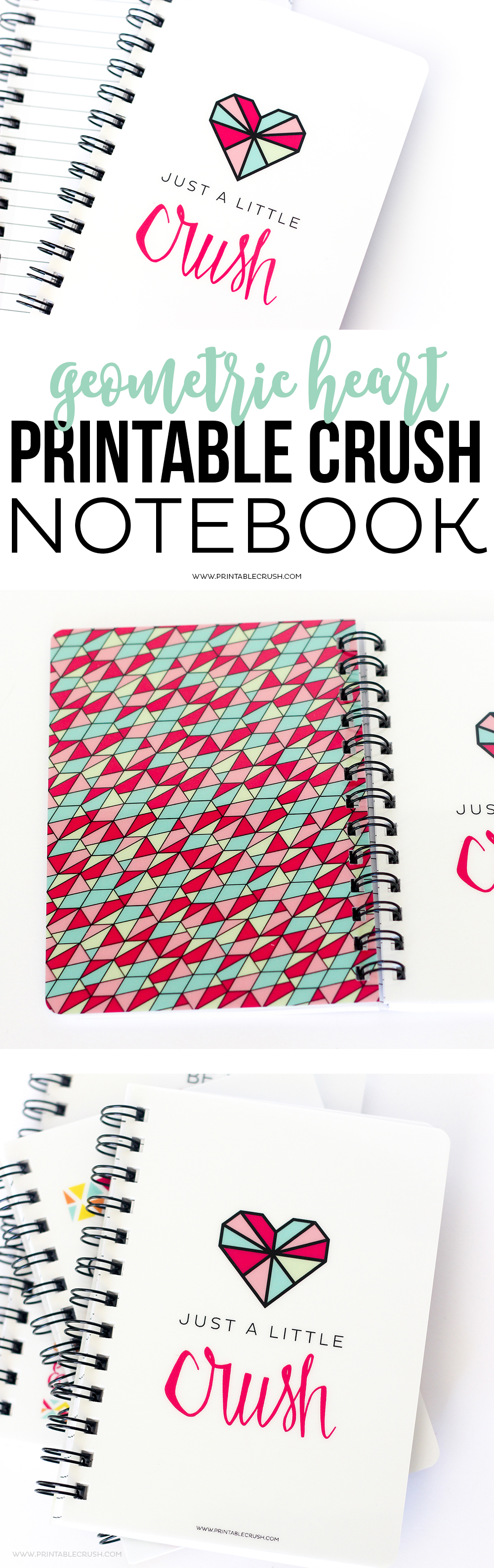 Printable Crush Quote Spiral Notebook - Printable Crush