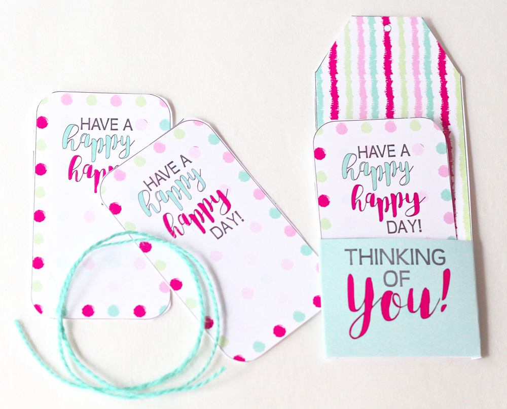 Print out these FREE Printable Thinking of You Gift Tags for a special gift for a friend! They'll definitely brighten up anyone's day!