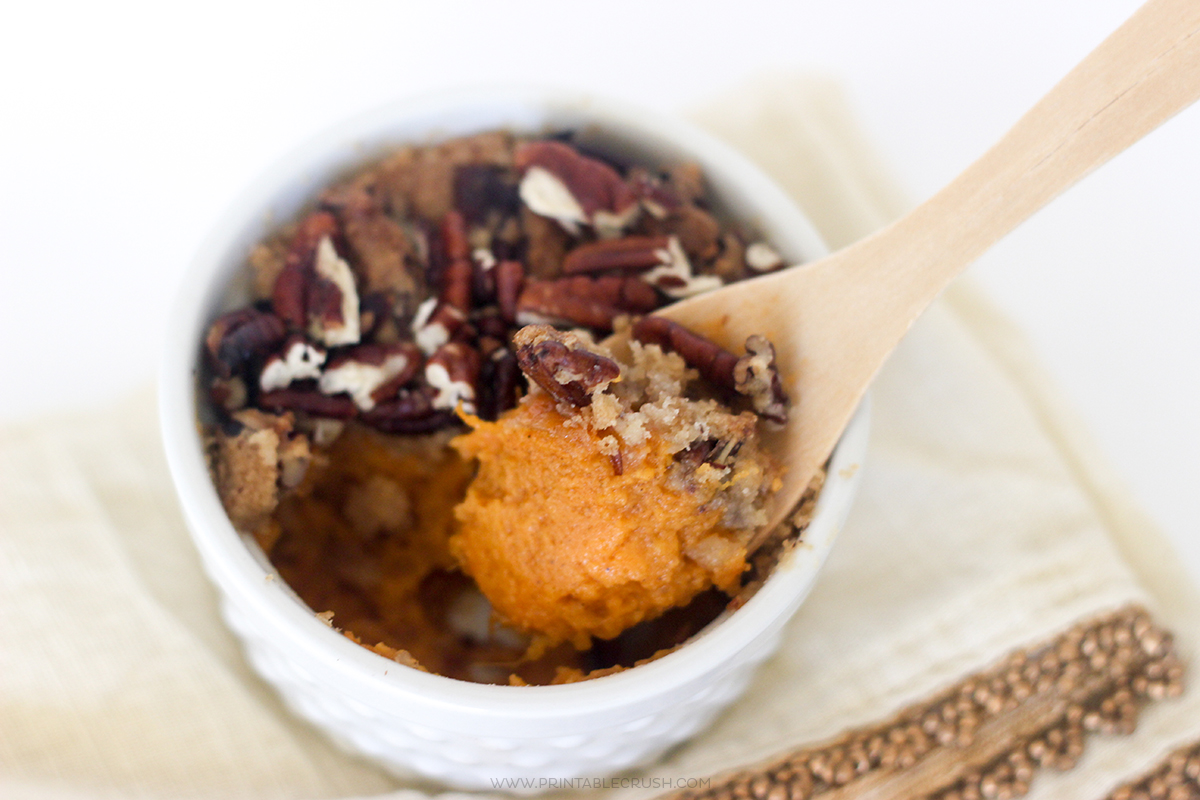 Sweet Potato Casserole is one of the BEST Thanksgiving Dishes! It's even better in Individual sizes!