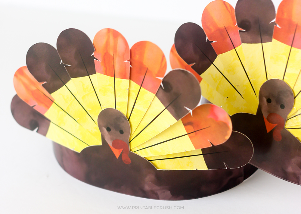 FREE Printable Thanksgiving Turkey Crowns Printable Crush