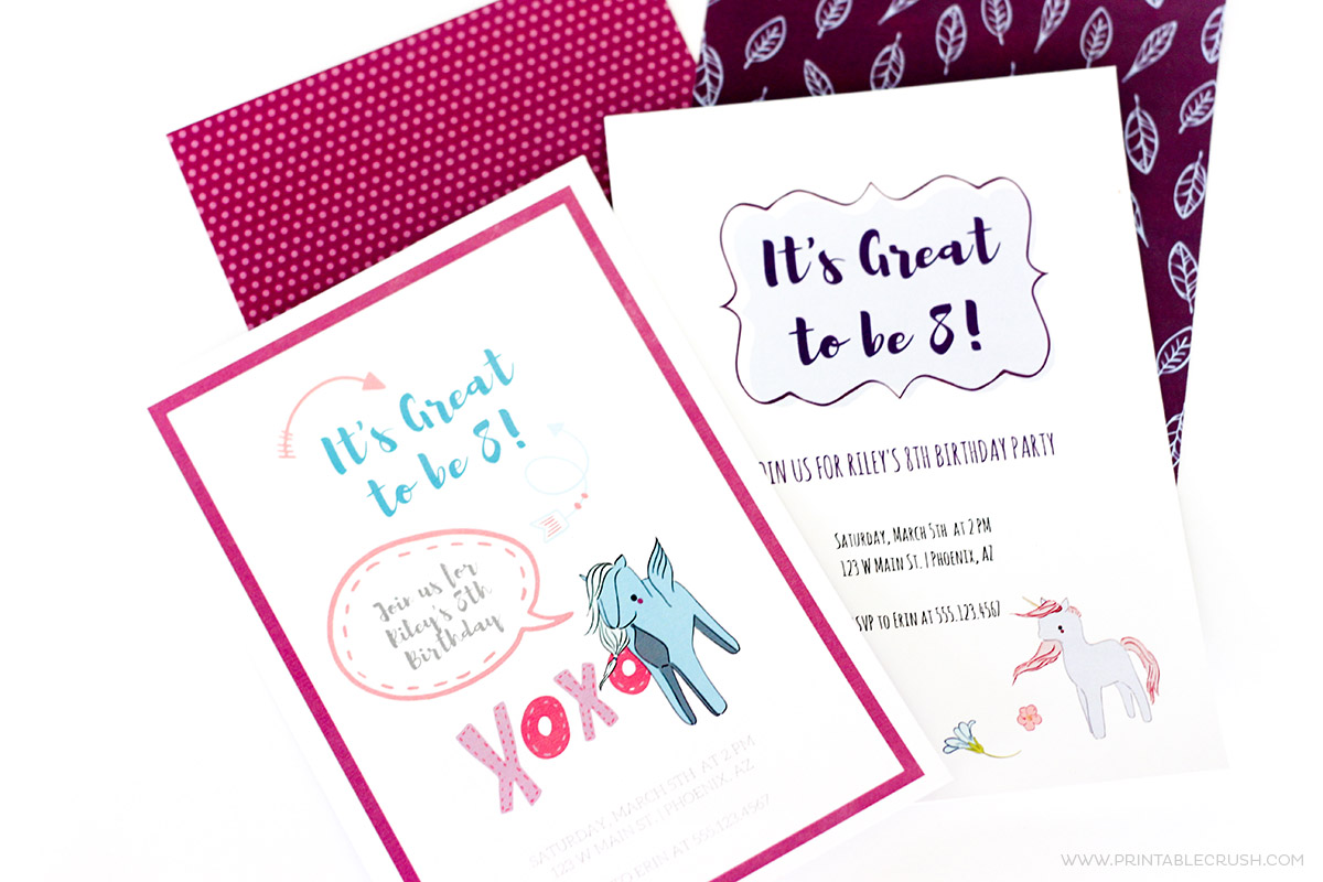Learn to Create Custom Invitations in Canva using Premade Graphics (like these from DesignCuts). It's SO easy and you'll love the different designs you can make!