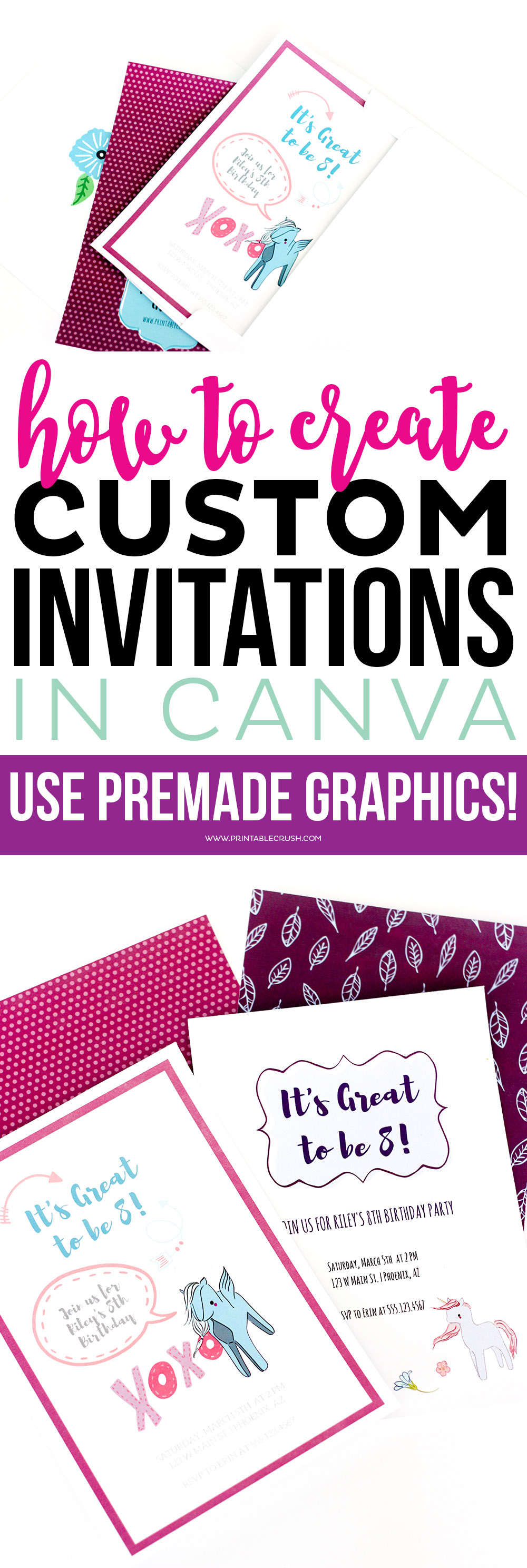 Create Invitations Custom Invitations Using Canva