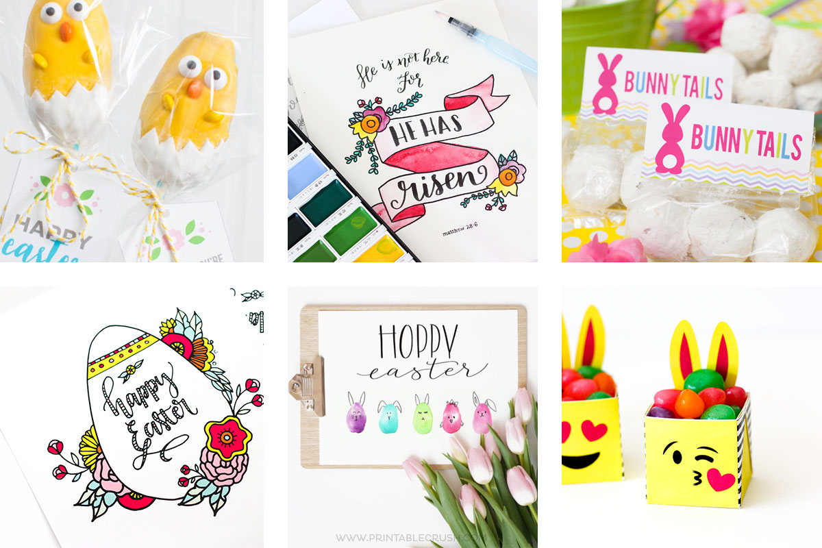 These are my favorite Easter Printables and Tutorials to help you plan for Easter! It includes an Easter coloring page, egg decorating ideas, and lots more!