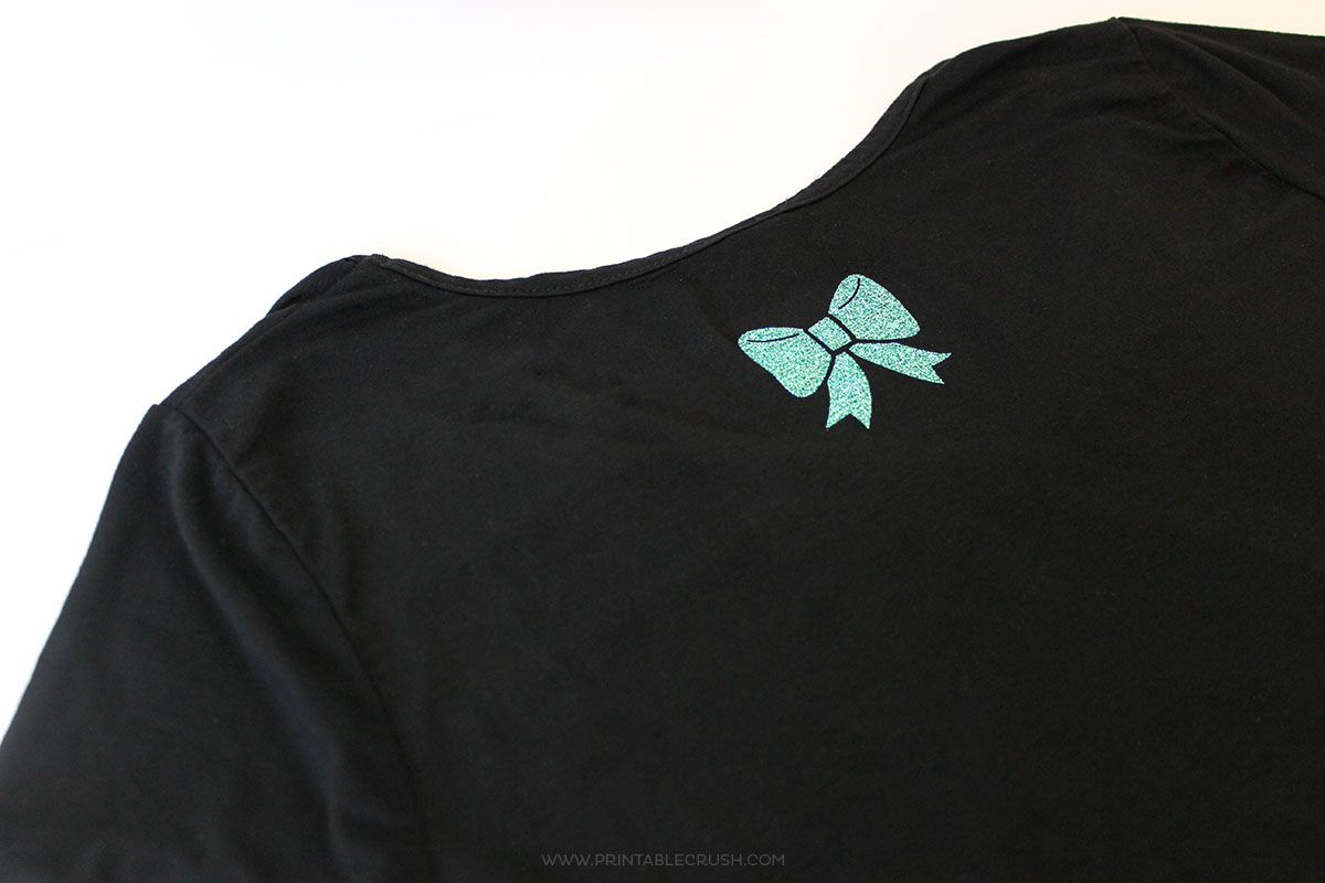 Iron-on isn't just for plain tees. Learn How to Make Personalized Shirts with Iron-On Vinyl. This Cents of Style shirt turned out great!