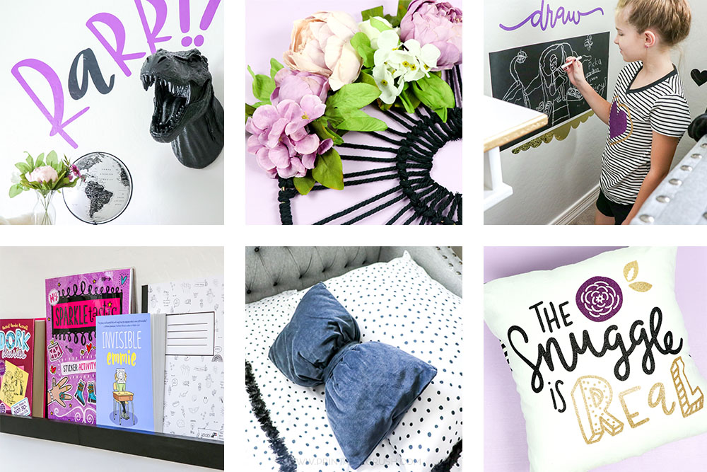 The cutest modern Tween Bedroom Ideas for girls includes DIY projects ideas for staying on a budget and tips for keeping helping keep your tween room tidy