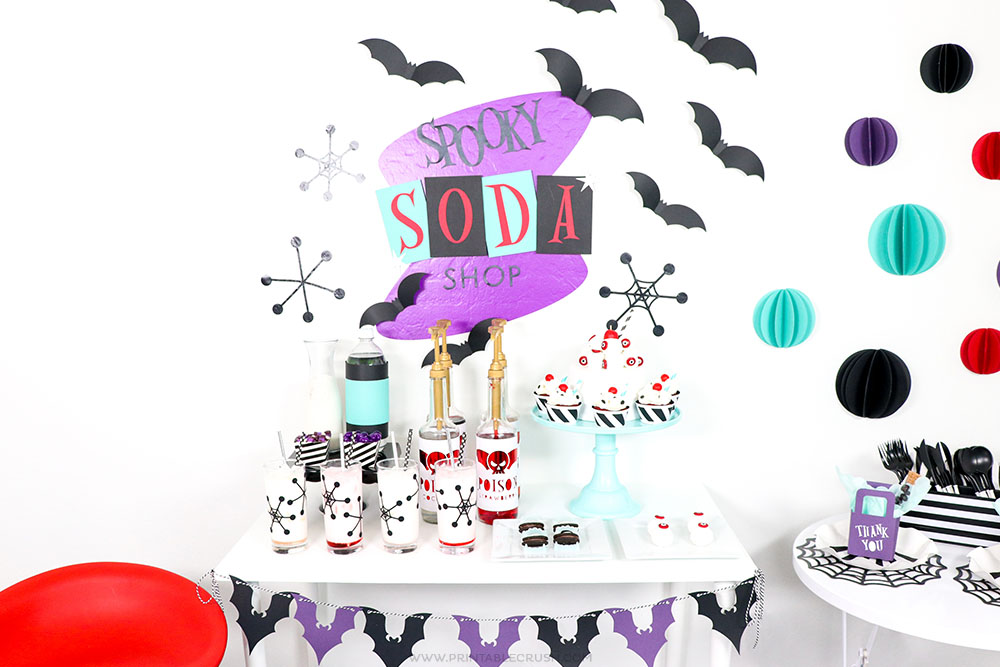 Spooky Soda Shop Halloween Party Ideas
