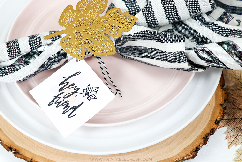 Free Friendsgiving and Fall Printables for your Modern Thanksgiving party!