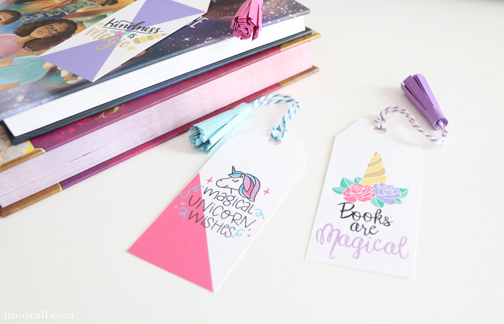 Create these DIY Unicorn Tassel Bookmarks with your Cricut Machine!