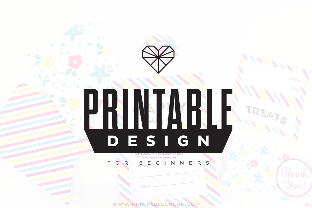 Learn how to use Adobe Illustrator in this Printable Design for Beginners Course!