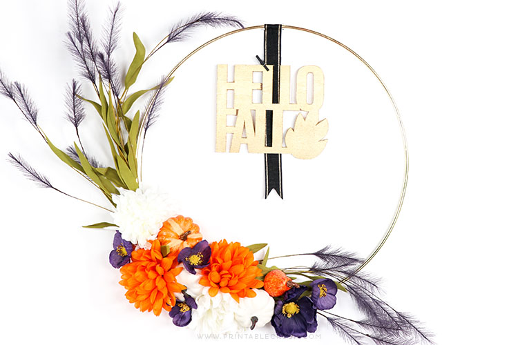 Halloween Thanksgiving and DIY Fall Wreath Tutorial