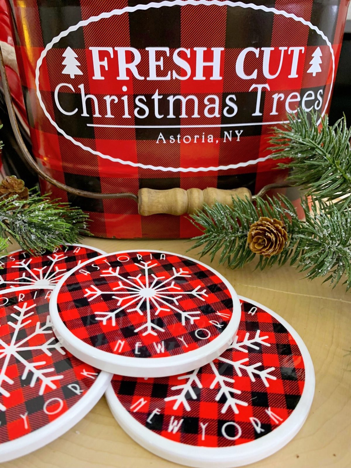 Buffalo Plaid Coasters