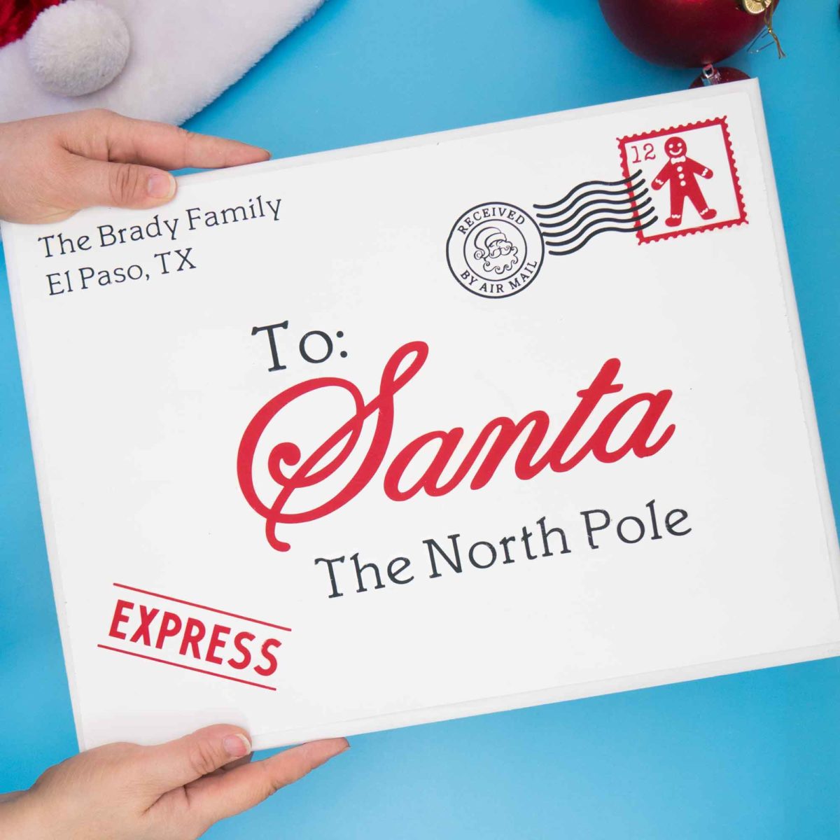 Letter to Santa Wood Sign