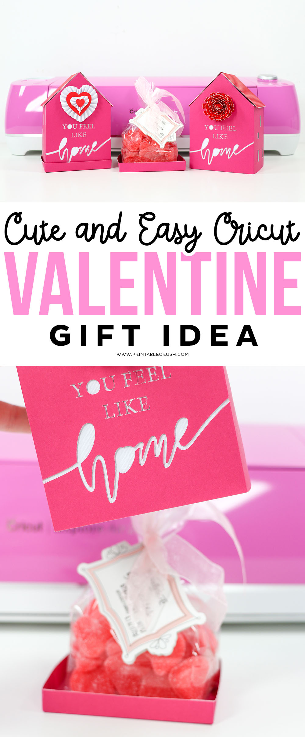 Cute Cricut Valentine Box Idea