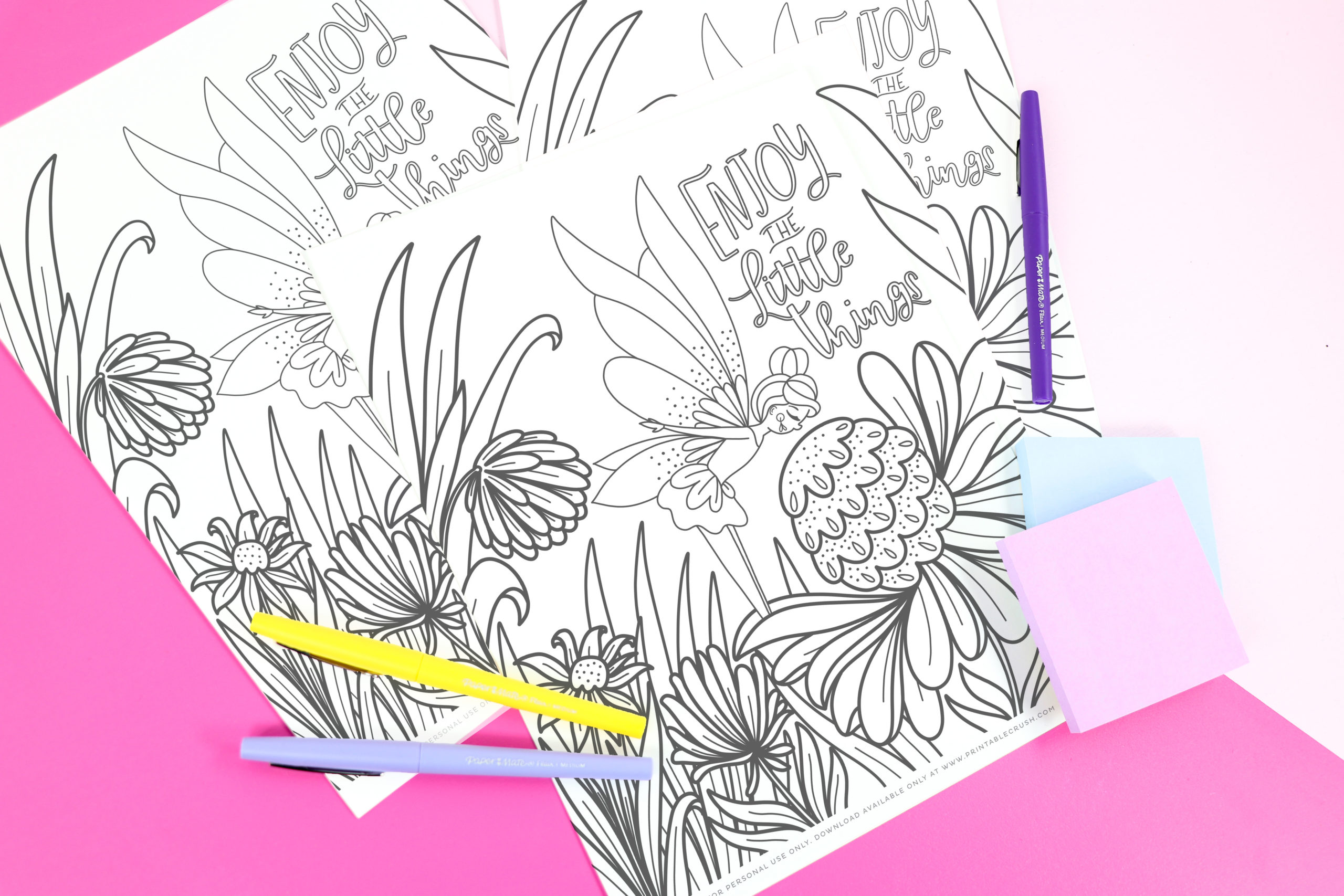 Fairy Printable Coloring Sheet
