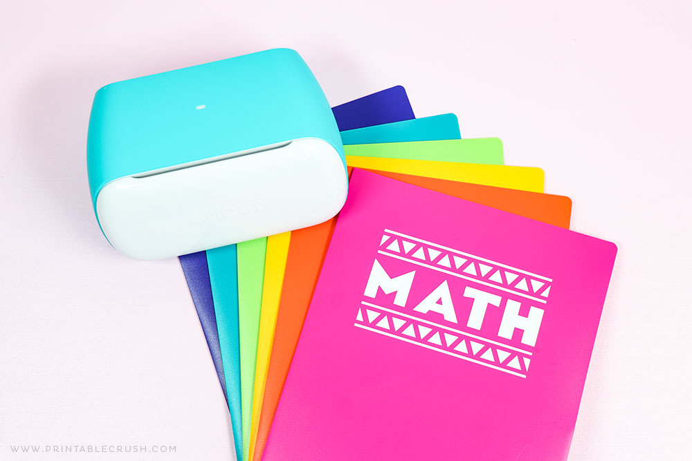 DIY School Folders - Cricut Joy - Printable Crush