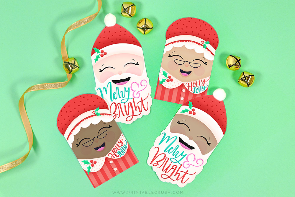 Free Santa and Mrs Claus Printable Christmas Gift Tags - Printable Crush