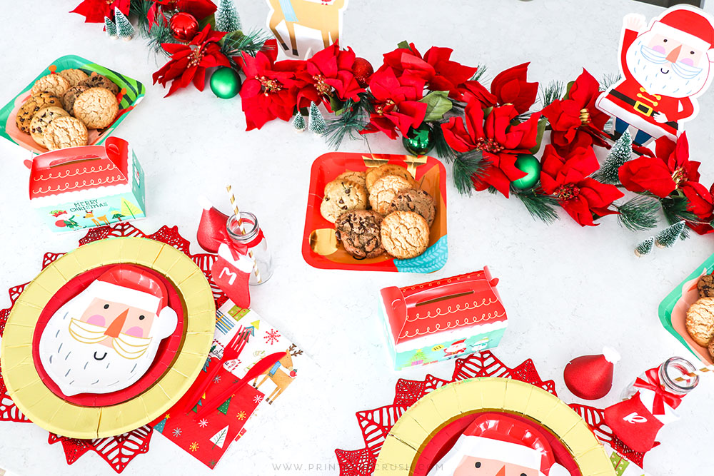 Kids Christmas Place Setting Ideas - Christmas Place Settings for Kids - Budget Friendly Christmas Party Ideas - Printable Crush