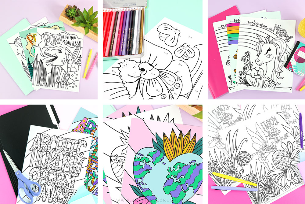 Over 13 Free Coloring Pages - Free Themed Coloring Pages - Printable Crush