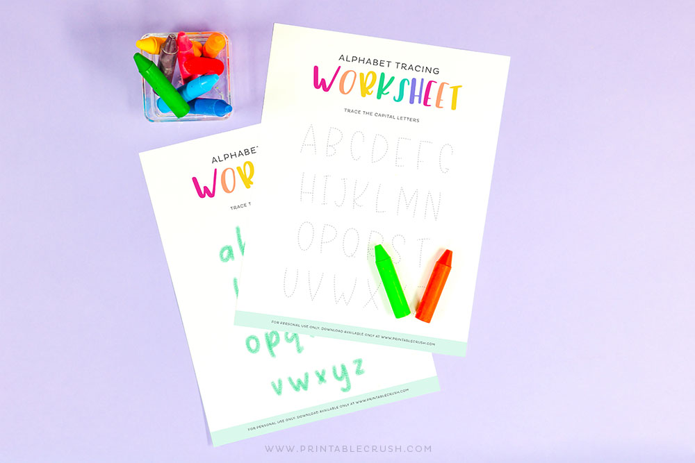 Printables for teachers - Printables for homeschooling - Crayon activities - homeschool activities - learning activities - Printable Crush