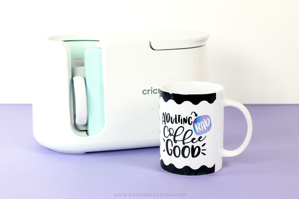 Coffee Quote SVG File - Free SVG Files for the Cricut MugPress - Printable Crush